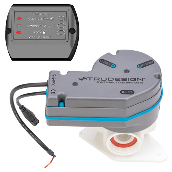 Trudesign Electric y-valve with panel 12 & 24V