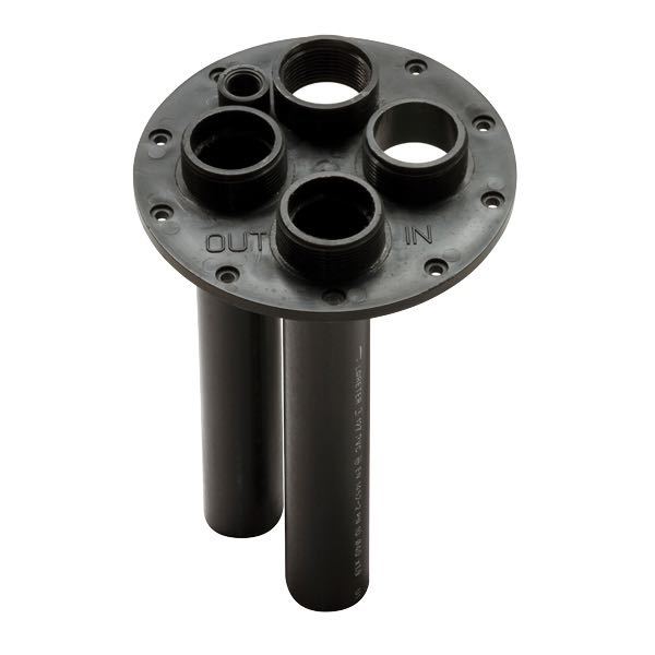 Connection flange for tank