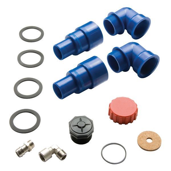 Connection kit for tanks