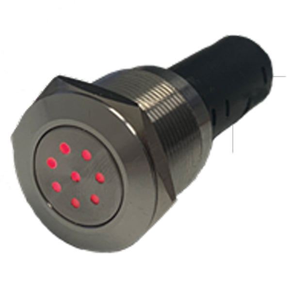 BlazeCut warning buzzer with LED 12V, 80db, IP54 -20°/+50°