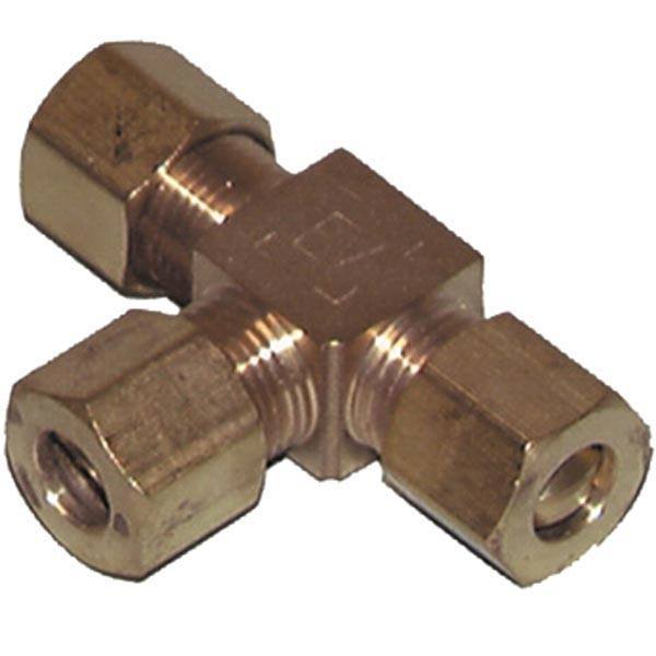 Union brass straight to 8mm tube blister