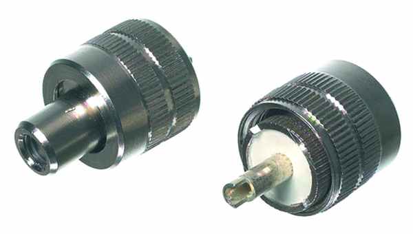 Vhf stik (pl259) til 6 mm kabel (rg58)