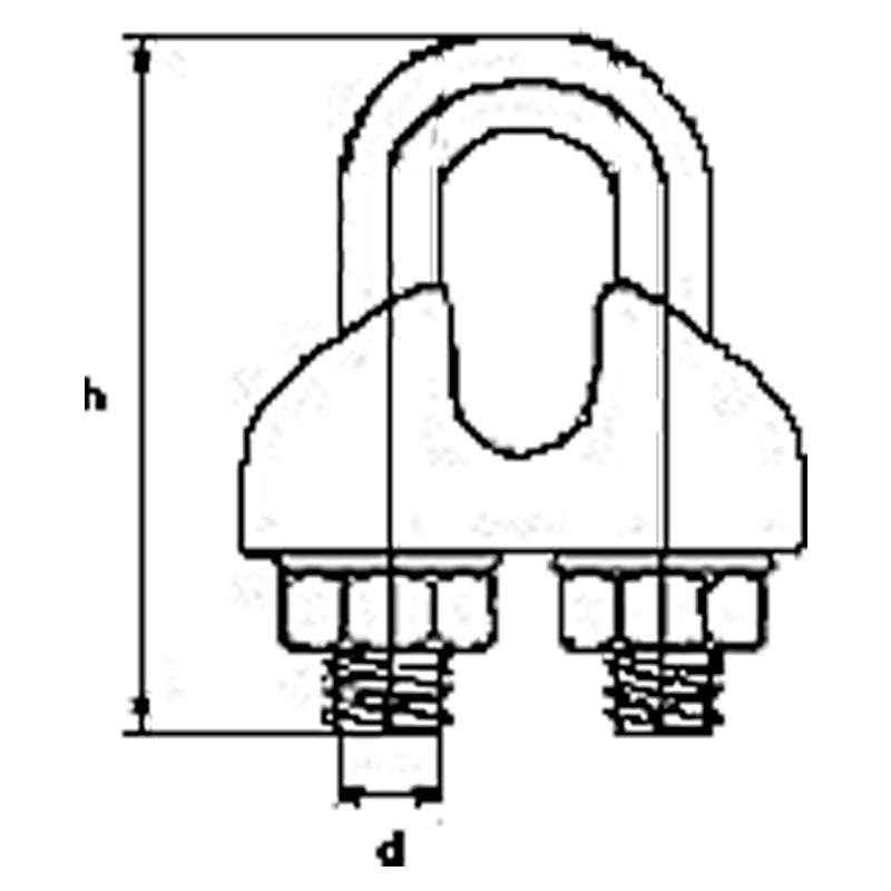 Drahtverriegelung, elektrisch verzinkt. 3 mm