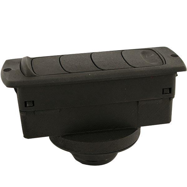 Window nozzle with lid 134 x 52 with 45° Ø55mm connection