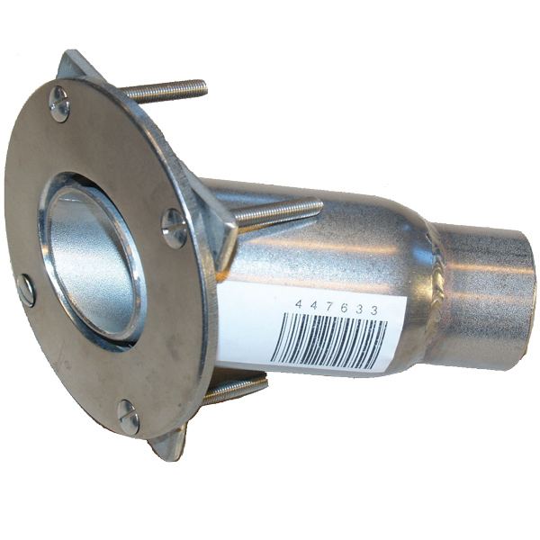 Webasto hull lead-through angled Ø22mm connection