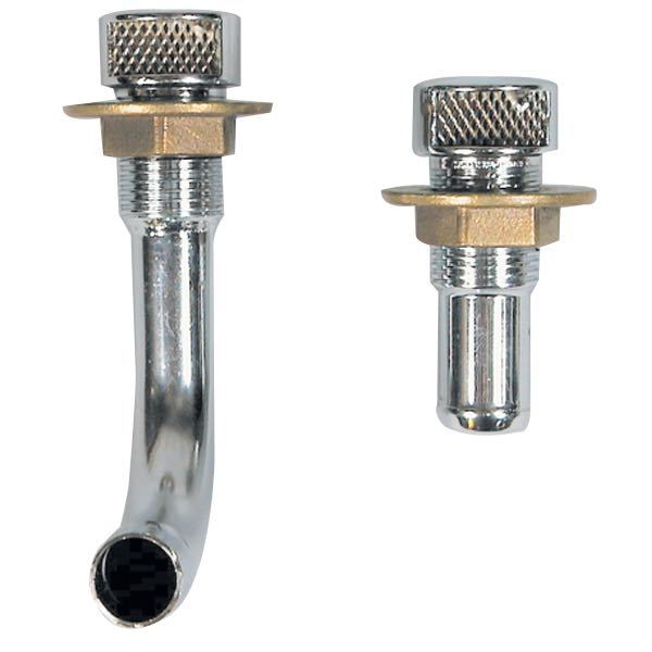 Tank vent straight 16mm chrome-plated brass