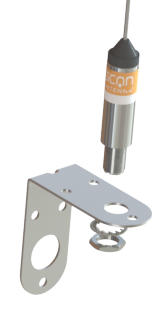 VHF23 antenna ''steel whip'' with/mast bracket