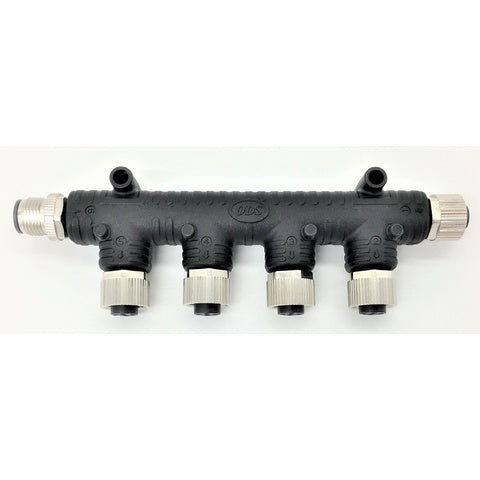 ODS M12 CANBUS/NMEA 2000 4-way T-stykke