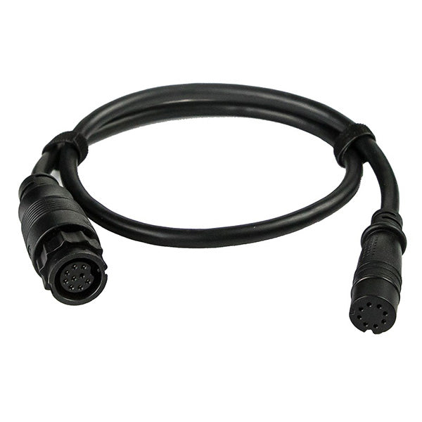"Adapter fra sort 9pin(xsonic) transducer til hook2 5/7/9/12"""