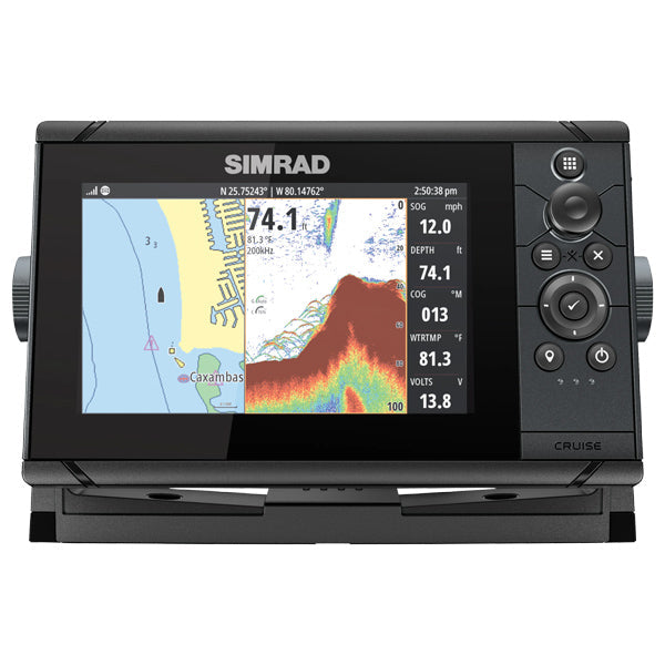 Simrad Cruise 7" with 83/200 stern transducer