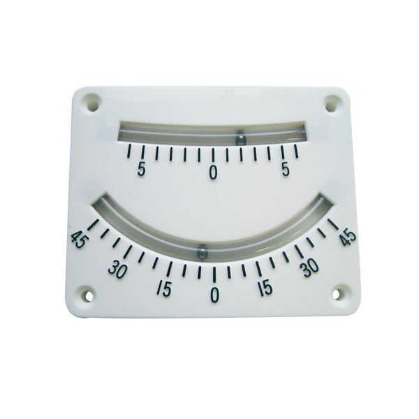 Inclinometer 45° white