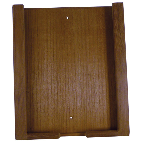 Roca-Tablettenhalter aus Teakholz, 20,4 x 2,5 x 24,4 cm