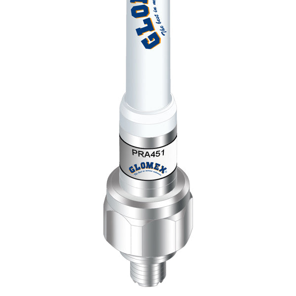 "Glomex Promarine VHF antenne PRA451B med 1"" omløber 120cm"