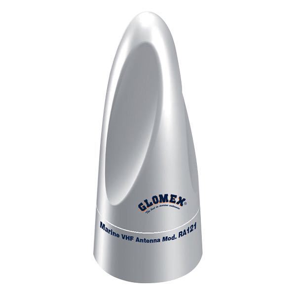 Glomex RA121 VHF antenna low profile with cable, bracket & path