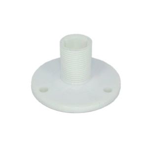 Retractable pole Aisi 316 black plastic light