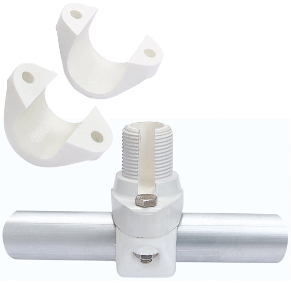 Glomex RA175 Antennenhalterung aus Nylon für Rohre mit Ø22, 25 und 32 mm