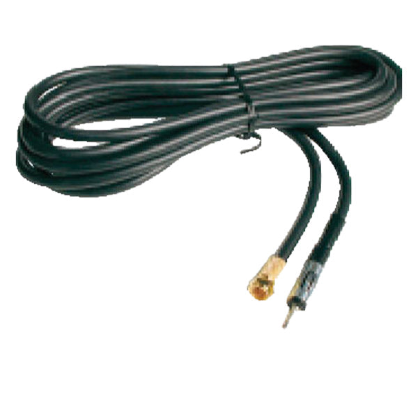 Glomex radio cable 3.6m Female gold - motorola plug