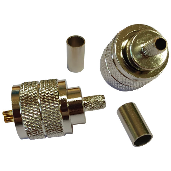 1852 VHF stik PL259 til kabel, 2-pak