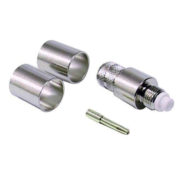 Plug FME female t/crimp RG213/214