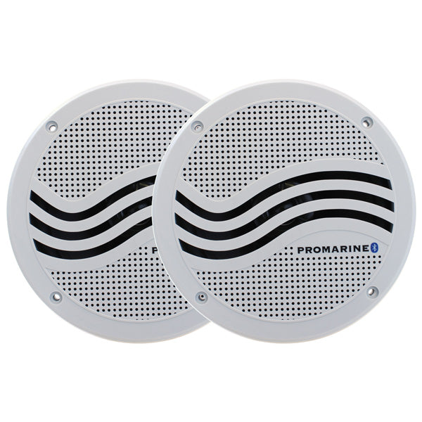 Promarine bluetooth speaker slave white set 6.5" 150w