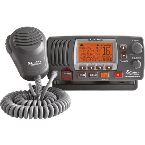 VHF Cobra Marine F77B-GPSE grey