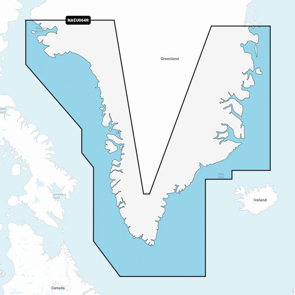 Navionics+ Regular Greenland preloaded SD/Micro SD card