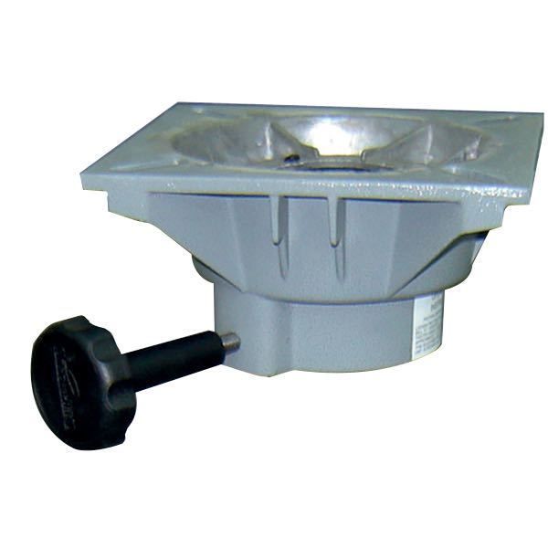 Swivel top base for Ø60mm chair console