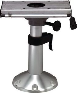 Chair console 35-47cm with swivel & sliding rail base Ø23cm