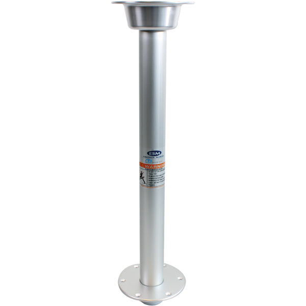 ESM Tischsäule beweglich H-685mm, eingebauter Sockel Ø18cm