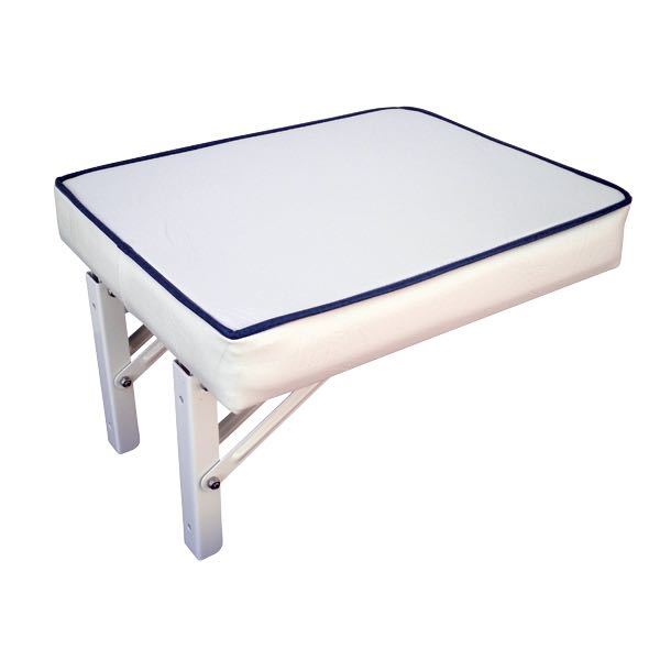 Folding seat White 34x43 cm