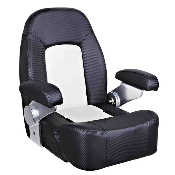 Steering chair Royal Flip-up Carbon black/white