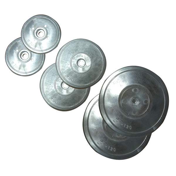 1852 Zink tallerken anode sæt