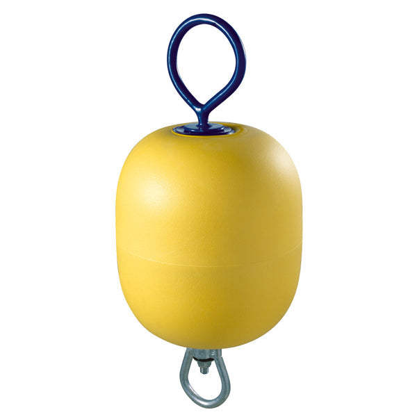 Polyform fortøjningsbøje kort stang, gul