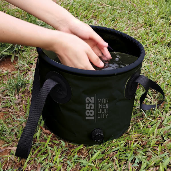 1852 sammenklappelig spand 20L, sort