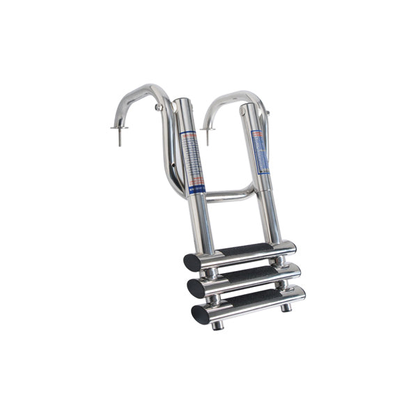 Bathing ladder 3 steps, foldable with telescope