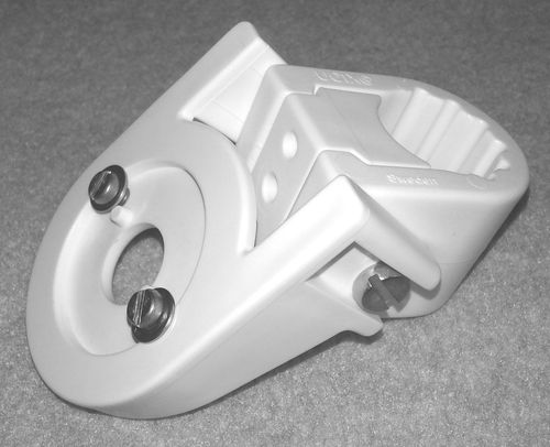 Kanzelhalterung 25mm weiß für die Laterne