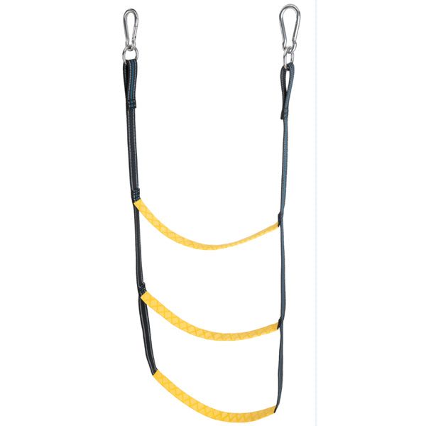 Swimming ladder for inflatable boat made of webbing with carabiners L-80cm