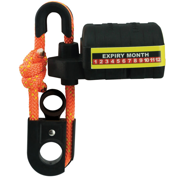 Laliza's hydrostatic self-release for life rafts, SOLAS