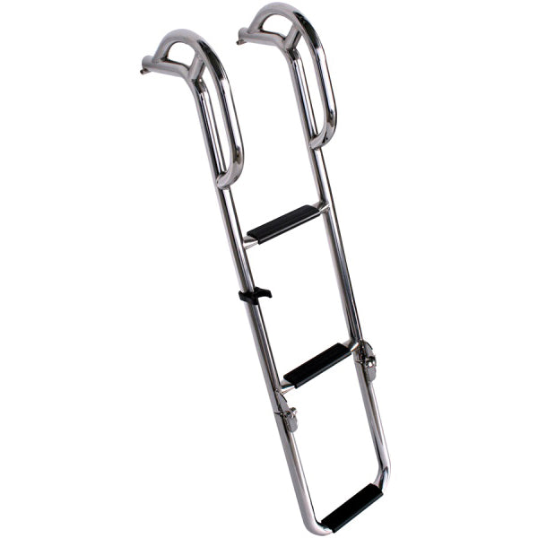 Bathing ladder for platform 3 steps b-220mm l615-900mm d-130mm