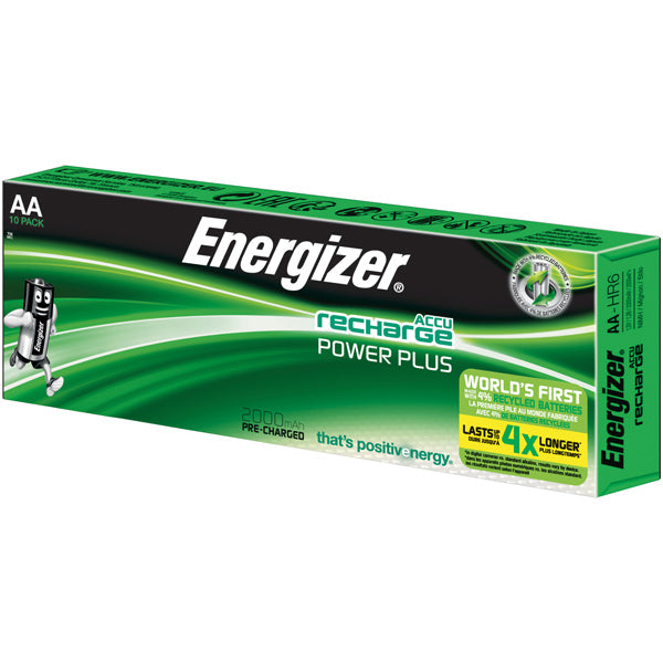 Energizer rechargeable power plus AA 2000 mAh 10 pcs