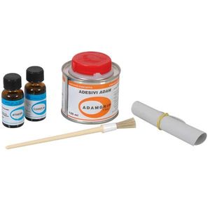 Repair kit for PVC inflatable boat - glue, cleaner, hardener &