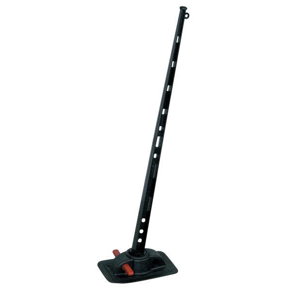 Flag holder plastic gray for pvc