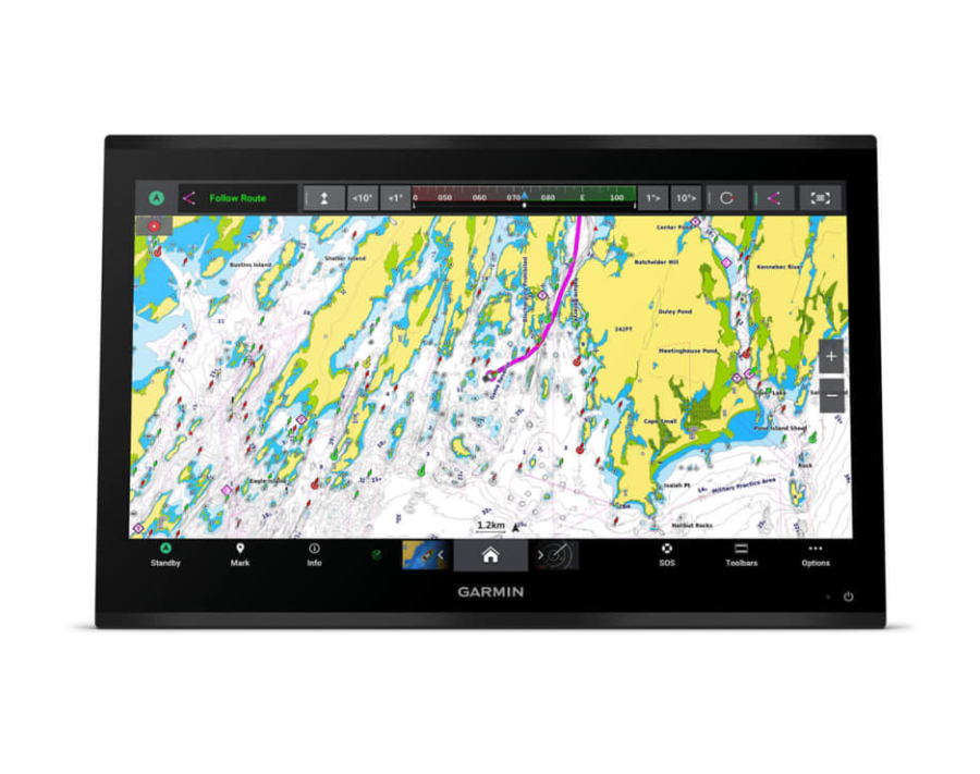 GPSMAP® 9024, Premium kortplotter med globalt baggrundskort