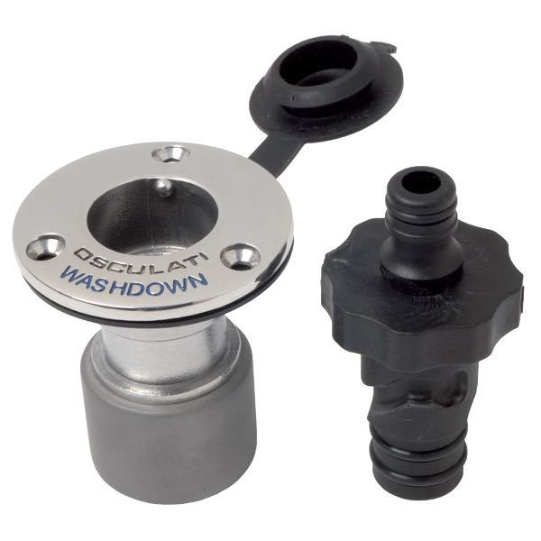 Water outlet with stop for flushing