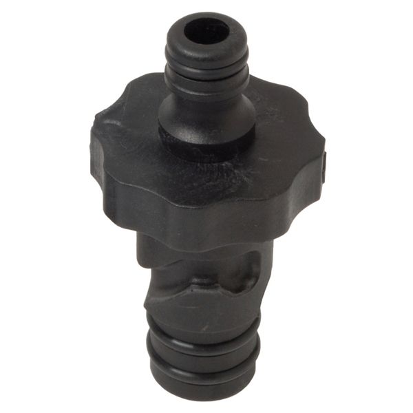 Extra spigot for connecting the flushing hose