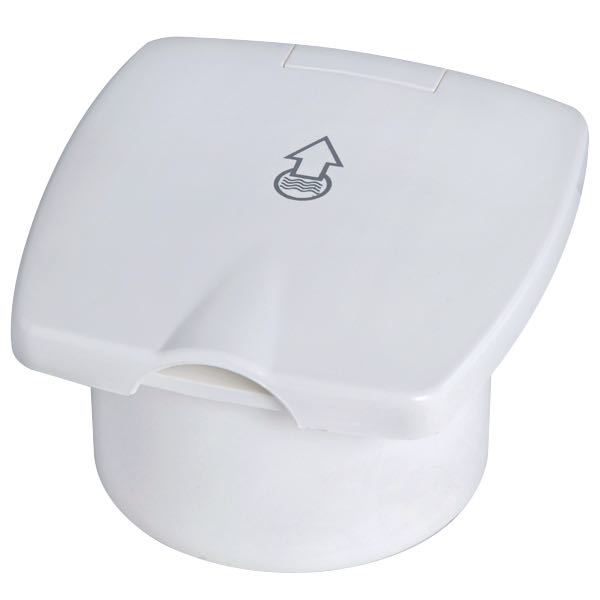 Water outlet white "new edge"