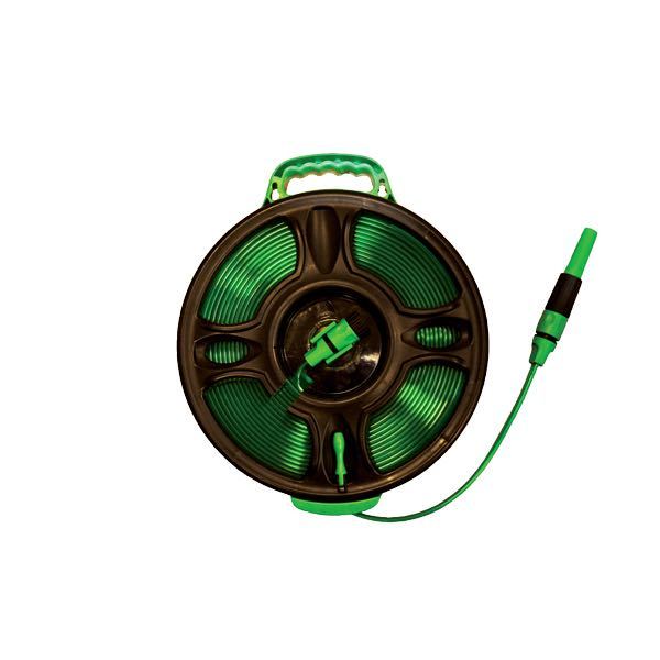 Water hose flat on a roll 15m
