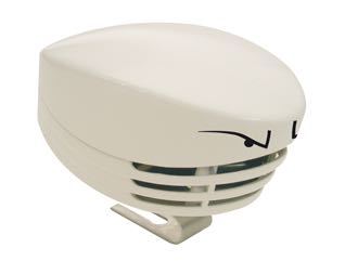 Simple electric horn 12V mini white