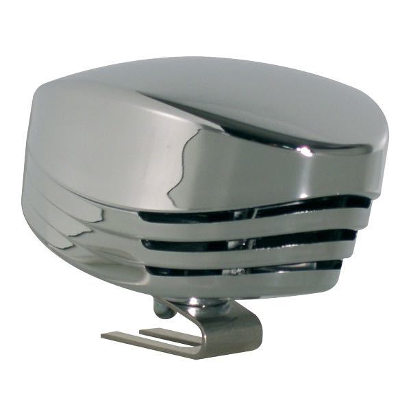 Simple electric horn 12V mini chrome-plated