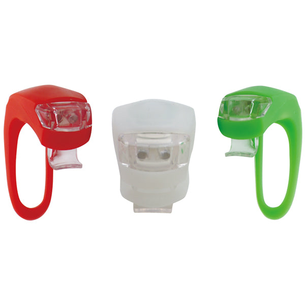 Nut lantern set with 3 white, green & red lights